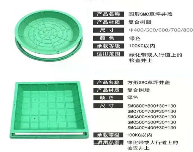 海伦树脂复合种植井盖展示